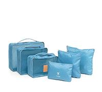 InnovaGoods® Ensemble de Sacs organisateurs pour valises Luggan (6 pièces), organisez Votre Bagage de manière Pratique et Efficace, avec différentes Tailles et Compartiments, idéal pour Les Voyages.