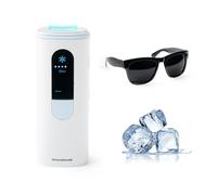 InnovaGoods® Épilation laser fonction froide, épilateur laser IPL 5 niveaux d'énergie et 2 modes d'utilisation, 999 999 flashs, Max 11 J/cm, épilateur les jambes, le maillot, les aisselles