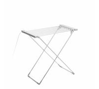 InnovaGoods - Étendoir à Linge Électrique Pliable Dryak, 8 Barres Chauffantes 120W pour Séchage Rapide, Conception en X Légère et Stable, Peu Encombrant, Gris, Unique, Aluminium