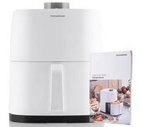 InnovaGoods - Friteuse sans Huile Fryinn Lite 2000, Cuisson Saine et Rapide 95% Moins de Matières Grasses, Compacte 2L, Technologie Air Chaud 360°, Nettoyage Facile, Blanc, Plastique Aluminium