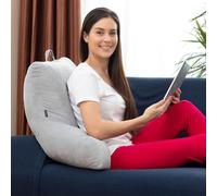 Innovagoods Huglow Coussin avec accoudoirs pour lire Gris Gris One Size