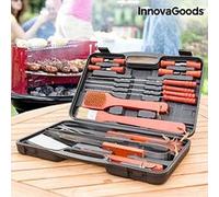 InnovaGoods Valise de protection pour barbecues ig116868 – 18 pièces – Noir/Orange Taille unique