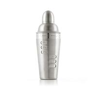 InnovaGoods IG815332 Shaker avec recettes de cocktails intégrées Maxer, acier inoxydable