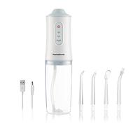 InnovaGoods® Irrigador dental recargable portátil Denter, nettoyez vos dents en profondeur et en toute efficacité, avec une fonction d'irrigateur dentaire, idéal pour la maison.