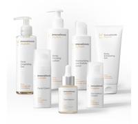 InnovaGoods® Kit de routine visage et corps avec riz, ensemble de soins de la peau avec ingrédients naturels, pack de 7 pièces idéal, hydrate et illumine votre peau, convient à tous les types de peau