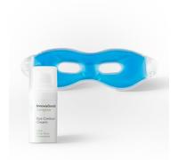 InnovaGoods® Kit de soin du visage CBD, 1 contour des yeux aux propriétés apaisantes et apaisantes, 1 masque pour les yeux apaisant effet froid et chaud - Soulagement et détente - Pour les peaux