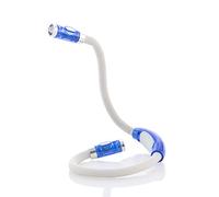 InnovaGoods - Lampe de Lecture LED Tour de Cou Nereled, Flexible, 4 LED Blanches, Design Ergonomique, Légère, Multifonction, Blanc, Plastique