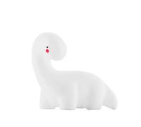 InnovaGoods - Lampe LED Dinosaure Lightosaurus Multicolore, Veilleuse Enfant Sécurisée, Décorative, Portable, RGB, Légère, Compacte, Inclut 3 Piles LR44, Blanc, Vinyle