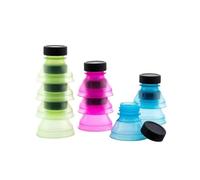 InnovaGoods - Lot de 10 Bouchons Réutilisables pour Canette, Transforme Canettes en Bouteilles, Conservation Gaz, Sans BPA, Polyvalent, Bleu, 6x6x5 cm, Plastique