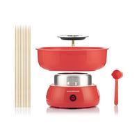 InnovaGoods - Machine à Barbe à Papa Cantty, Créez des Saveurs Uniques, Design Moderne et Compact, Facile à Nettoyer, Noir, Plastique