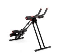 InnovaGoods - Machine Abdominaux Pliable Multifonction, Guide d'Exercice, Écran LCD, Renforcement Musculaire, Noir, Polypropylène EVA Fer