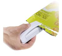 InnovaGoods Magseal Machine à Sceller Sacs, Conservation Hermétique, Aimant Réfrigérateur, Portable sans Fils, Fonctionne à Piles, Multicolore, ABS