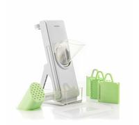 InnovaGoods Mandoline de cuisine Pliable 5 en 1 - Coupe-légumes multifonctionnel manuel avec râpe