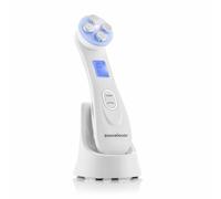 InnovaGoods® Masajeador facial avec radiofréquence, photothérapie et électrostimulation WaCe, rajeunit votre peau, réduit les rides et améliore la circulation, 5 modes de massage, 3 intensités.