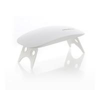 InnovaGoods - Mini Lampe LED UV pour Ongles, Séchoir rapide x4, 6 LED-UV dual, ABS, Multicolore, Acrylonitrile butadiène styrène