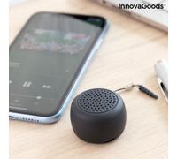 InnovaGoods Miund Mini haut-parleur portable sans fil rechargeable - Haut-parleur Bluetooth compact avec son de haute qualité