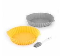 Innovagoods Mollicon Panier pliable Pour friteuse à air chaud 2 unités Jaune Jaune One Size