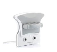 InnovaGoods - Nettoyant Vitres Magnétique Double Face, Nettoyage Rapide et Efficace, Sécurité avec Cordon Anti-Chute, Convient pour Double Vitrage 3-8mm, Blanc, Standard, Plastique