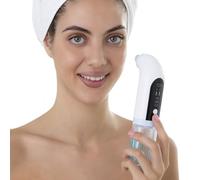 InnovaGoods® Nettoyeur facial d'impuretés Hyser avec 3 modes de nettoyage, 5 niveaux d'intensité, écran LED et étui de voyage, pour tous types de peau, même sensibles.