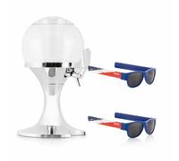 InnovaGoods - Pack distributeur de bière réfrigérant et 2 lunettes de soleil enroulables Sunfold France