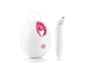 InnovaGoods - Pack sauna facial électrique et nettoyant facial électrique à points noirs