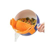 InnovaGoods® Passoire en silicone Pastrainer, égoutte la vaisselle de manière confortable et pratique, avec un design en silicone souple, adapté au lave-vaisselle, sans BPA, idéal pour la maison.