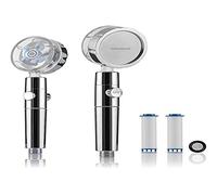 InnovaGoods® Pommeau de douche Heliwer, technologie de filtration Ecodouche avec hélice de pression et filtre purificateur, économie d'eau et d'énergie, design compact et élégant, idéal pour la salle