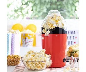 InnovaGoods® Popcot Machine à popcorn à air chaud, préparez des popcorns de maïs de manière saine et rapide, avec fonction d'air chaud, design compact et portable, idéal pour la maison et le cinéma.
