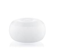InnovaGoods - Pouf Gonflable LED Multicolore avec Télécommande, Résistant à l'eau, Pompe Incluse, Portable et Léger, Idéal pour Intérieur et Extérieur, Blanc, Unica, Plastique