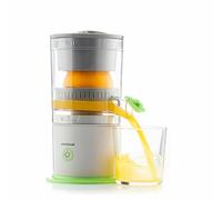 InnovaGoods® Presse-agrumes automatique rechargeable 250ml, 40W, presse-agrumes mains libres, stop-gouttes, haute efficacité 90% USB-C, portable, brosse de nettoyage, presse-agrumes pour fruits mous