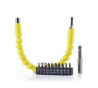 InnovaGoods - Rallonge Flexible Magnétique pour Tournevis 360º, Polyvalente et Adaptable, Compatible Outils Électriques et à Main, Jaune, Plastique