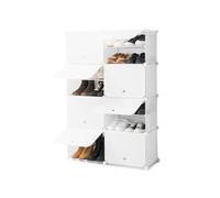 InnovaGoods Rangement Modulaire Portable pour Chaussures Blanc, Inconnu