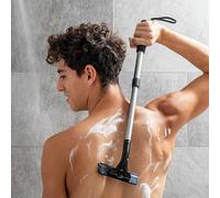InnovaGoods Rasoir pour le corps avec manche en aluminium extensible Extaver - Rasoir précis pour une peau lisse, ergonomique, idéal pour les voyages et la maison.