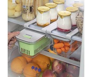 InnovaGoods® Recipient conservateur d'aliments Prefo, préserve les aliments frais pendant plus longtemps, avec un design de récipient et un couvercle hermétique, idéal pour la maison.