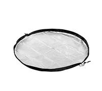 InnovaGoods - Sac et Tapis de Sol 2 en 1 Imperméable pour Vestiaire Piscine, Facile à Plier, Surface Antidérapante et Résistante à l'eau, Noir, Taille Unique, Oxford