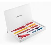 InnovaGoods Set de 6 couteaux en céramique avec éplucheur