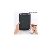 InnovaGoods - Tablette Dessin LCD Magic Drablet, Écran Tactile Effaçable, Multifonction, Universelle pour Enfants et Adultes, avec Stylo Numérique, Noir, Plastique