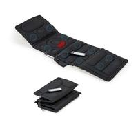 InnovaGoods Tapis de massage électrique vibrant 10 moteurs 5 modes chaleur lombaire 4 zones cou et dos