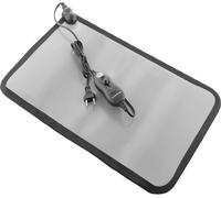 InnovaGoods - Tapis de sol chauffé électriquement, Chauffage rapide, 2 niveaux de température 40-50 ºC, Antidérapant et étanche, Gris, 1 pièce (lot de 1), Caoutchouc