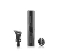 InnovaGoods Tire-bouchon électrique pour bouteille de vin avec décanteur aérateur de vin professionnel, bouchon distributeur 2 en 1, distributeur aérateur avec fermeture hermétique, ouvre-bouteille