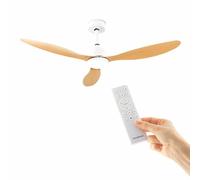 InnovaGoods Ventilateur de plafond LED avec 3 pales en ABS 36 W 132,1 cm Ø 132 cm