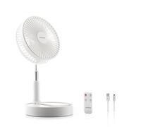 InnovaGoods Ventilateur Rechargeable Pliable 3 en 1 Fandle Ø7,7'' 7200 mAh