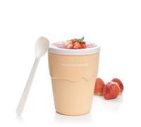 InnovaGoods - Verre pour Glaces et Granités Maison avec Recettes, Facile à Utiliser et Nettoyer, Stimule Créativité, Polypropylène, Aluminium, Sans BPA, Multicolore, Verre