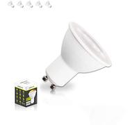 INNOVATE® Dim to Warm LED GU10 Blanc chaud - 230 V Réflecteur 3 niveaux à intensité variable sans variateur - 375 lumens GU10 Dim2Warm Spot 5 W - Plug and Play 3 en 1 Dim2Warm (lot de 5)