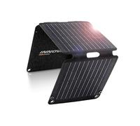 Innovate Panneau de charge solaire portable 21W 5V 3 Amp. Max. avec connexion USB Type C-A. Panneau solaire pliable et étanche. Parfait pour le camping, le trekking, la randonnée...