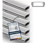 INNOVATE Profilé en aluminium pour bande LED Montage en surface MINI 12 [2 m - 2000 mm x 17 mm x 7 mm Largeur max. 12 mm] Éclairage LED pour cuisine, salon, chambre à coucher