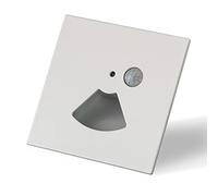 INNOVATE Spot LED encastrable 230 V avec détecteur de mouvement [Colour Switch] Applique murale intérieure LED I Lampe avec détecteur de mouvement Éclairage indirect intérieur (carré - Sortie conique)