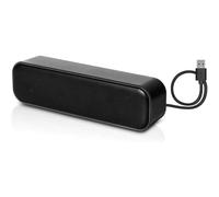 Innovation audio : Enceintes USB pour ordinateur, son stéréo riche, faciles à utiliser, lumière d'ambiance colorée et douce, excellente qualité.