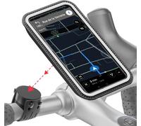 Innovation Française, Support Telephone Vélo Magnétique, Pochette Imperméable Détachable. Porte Téléphone Vélo Électrique. Support Telephone Vélo, Trottinette, Vtt... Accessoire Vélo