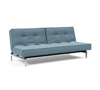 Innovation Living Canapé-lit Splitback - bleu-gris - Mixed Dance - chrome